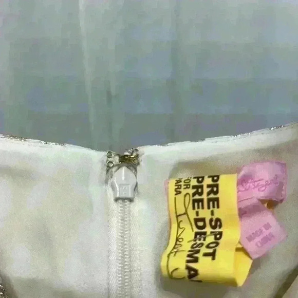 Lilly Pulitzer Sz 14 Millianua gold jacquard dress zebra print item# 5D - Picture 8 of 13